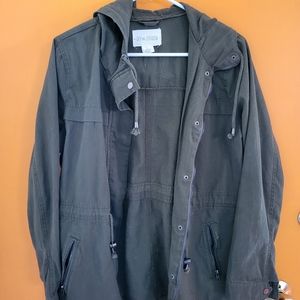 Sky and sparrow green jacket